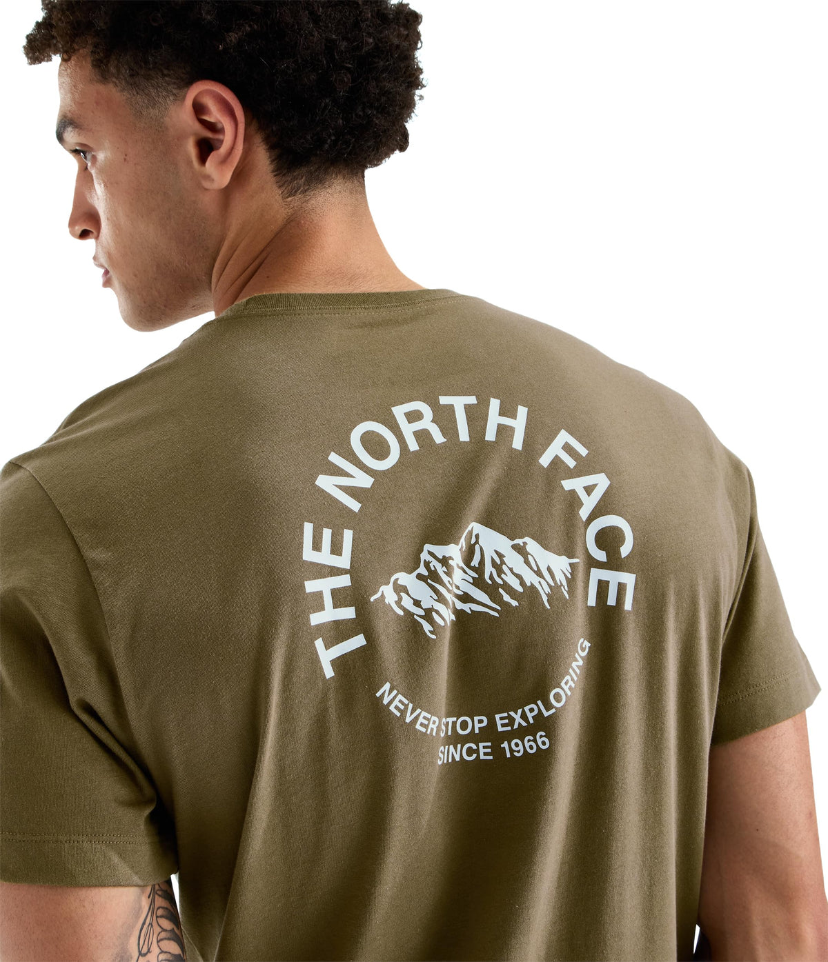 Evolution NSE Regular Short-Sleeve Tee by The North Face – Cotton, Caraway Seed, Model NF0A8JQ0