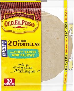 Old El Paso Flour Tortillas, Soft Taco Size, 20 ct