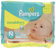 Pampers Newborn / 20.0 / White Baby Diapers