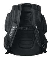 Squadron Pack Black 17" Laptop/MacBook Pro Black Backpack by OGIO – 19.5"H x 13.5"W x 7"D, Polyester, Black, Model 411047
