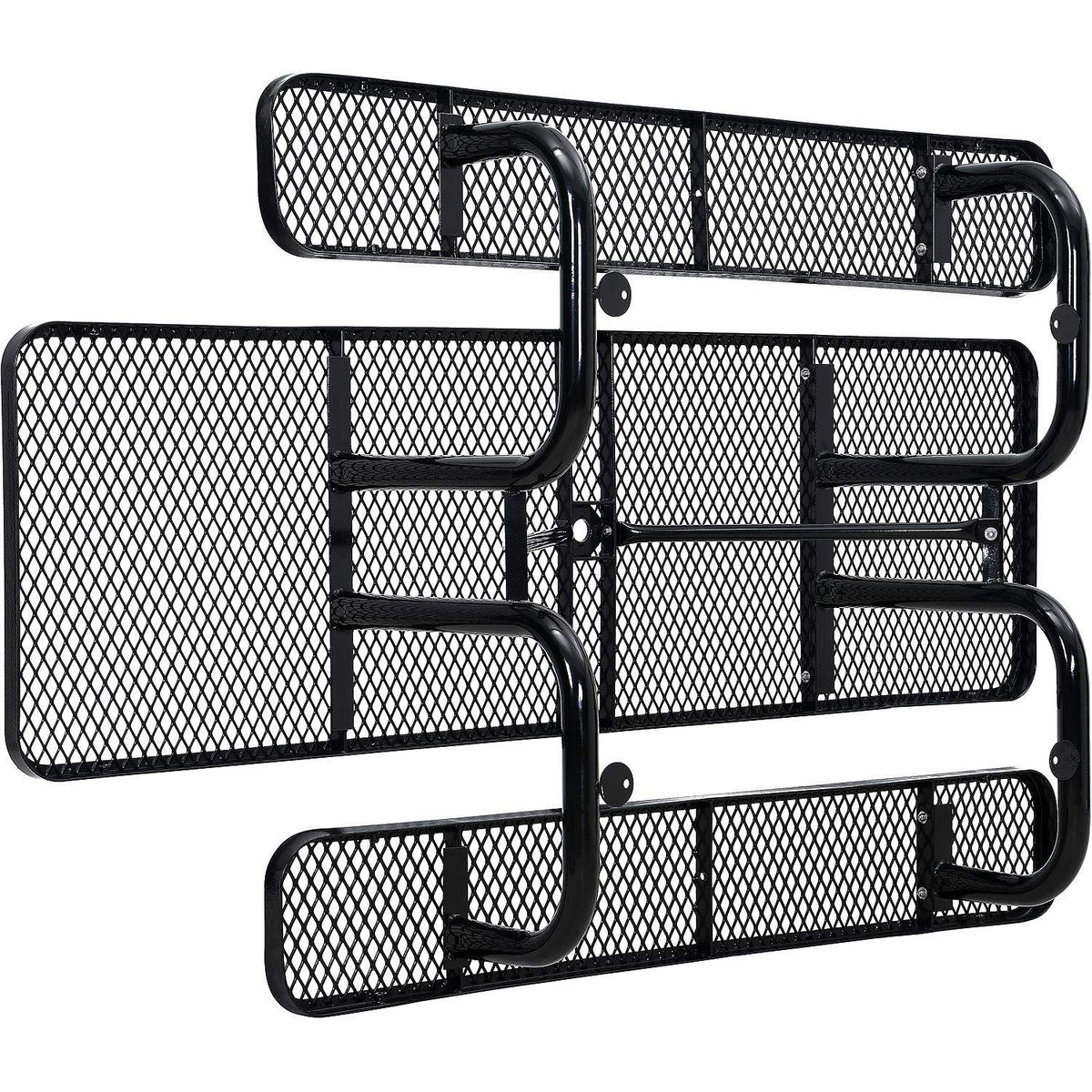 Global Industrial Black / 96 inches x 60 inches x 30 inches / Industrial Picnic Tables