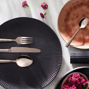 Felicity Champagne Rose Cake Set by Amefa – Kuchengabel Set 6-teilig, rose, Stainless Steel 18/0, Champagne Rosé, Model 3319ZZTR06AN6