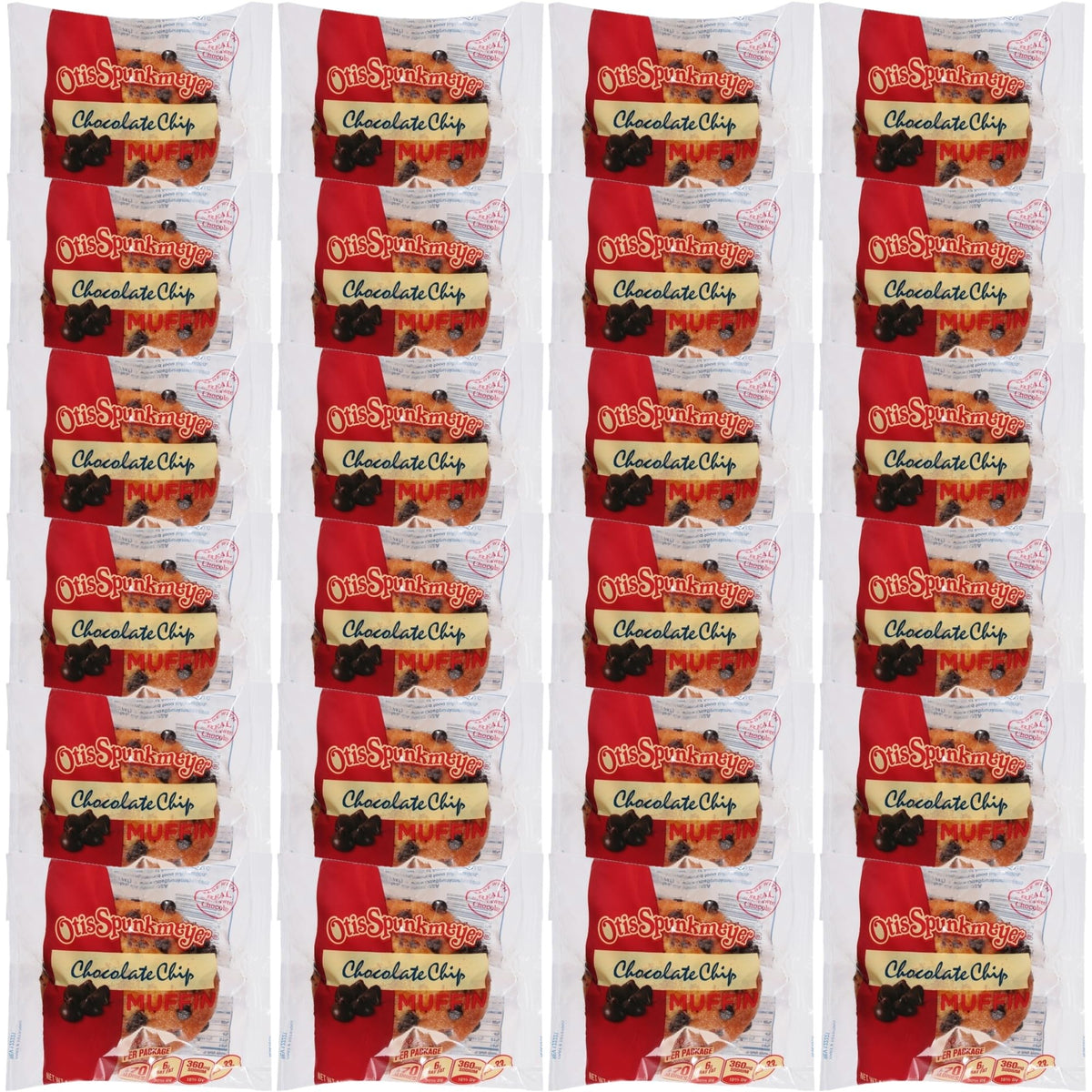 Chocolate Chip Muffins Individually Wrapped by Otis Spunkmeyer – 24 muffins