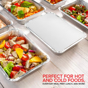 Stock Your Home 2 lb / 100 Pack / Silver Disposable Cookware