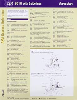 CPT 2010 Express with Guidelines Gynecology: AMA Express Reference