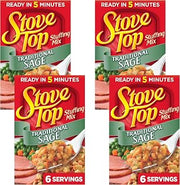 Kraft Stove Top Traditional Sage Stuffing Mix (6 oz Box) (Pack of 4)