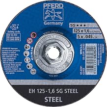 PFERD 5" x .045" Cut-Off Wheel, 5/8-11 Thread A 46 S SG - Type 27