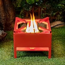 Heavy-Duty Outdoor Propane Burner Cooking - 65,000 BTU with Hose and Regulator - for Beach, Patio, Garden, Backyard BBQ, Grill, Camping Adventure