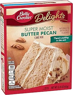 Betty Crocker Super Moist Cake Mix Butter Pecan 15.25 Ounce