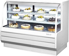 Turbo Air Turbo Tcgb-60-2 Display Case, Curved Glass, Bakery, Refrigerated, 60-1/2" Long x