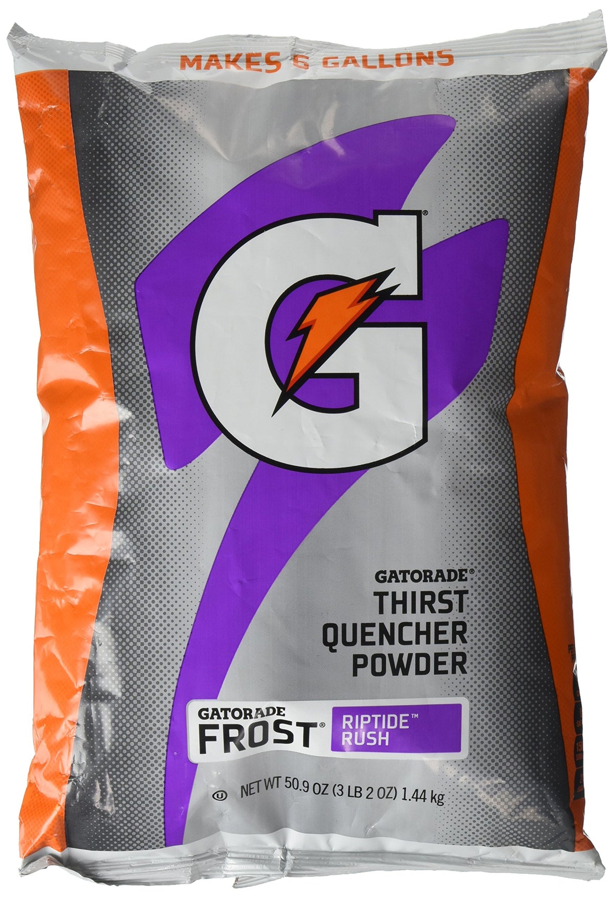 Thirst Quencher Powder Purple Frost Riptide Rush by Gatorade – 50.9 Ounce (Pack of 1), Purple, Model 33672