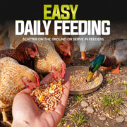 Premium Poultry Scratch Grain | 25-Lb. Bag by Sun Joe – 1 Count (Pack of 1)