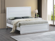Mars King Bed White by Glory Furniture – Wood, White, Model G001700A-KB