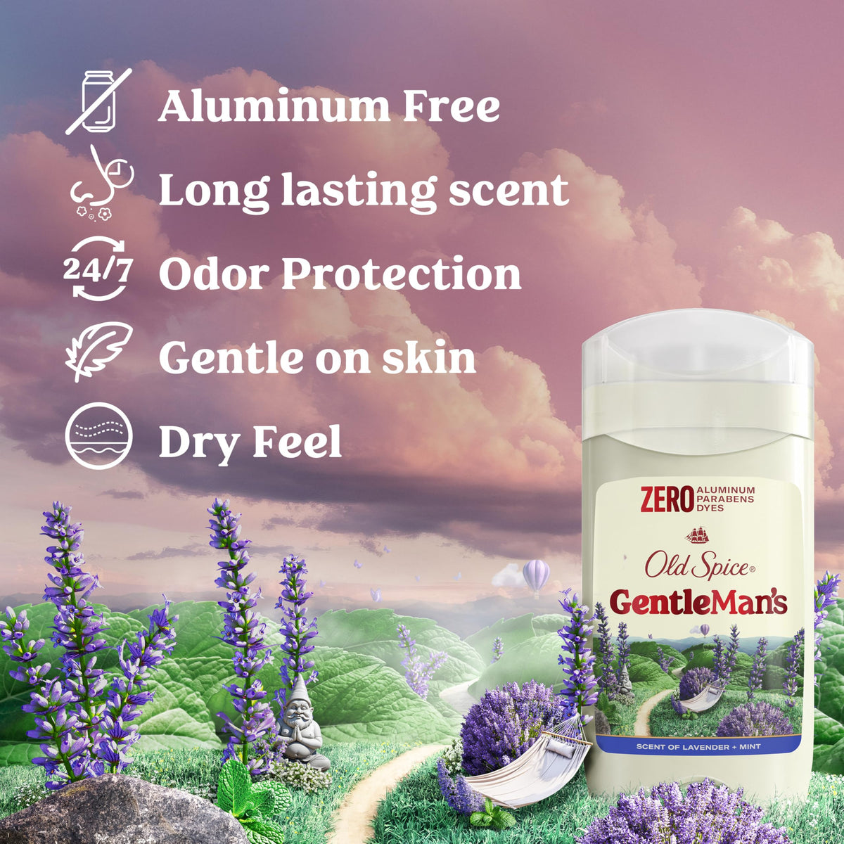 Old Spice Lavender + Mint / 3 Ounce (Pack of 3) / 3 Deodorant