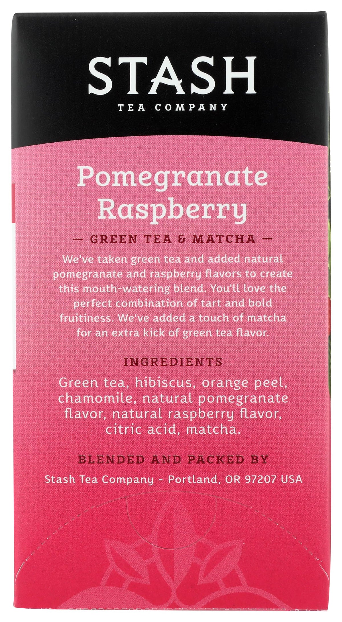Tea, Tea Pom Raspberry Matcha, 18 Count by Stash – 18 Count (Pack of 1), …, Model 1BK0-57V3-3IA9