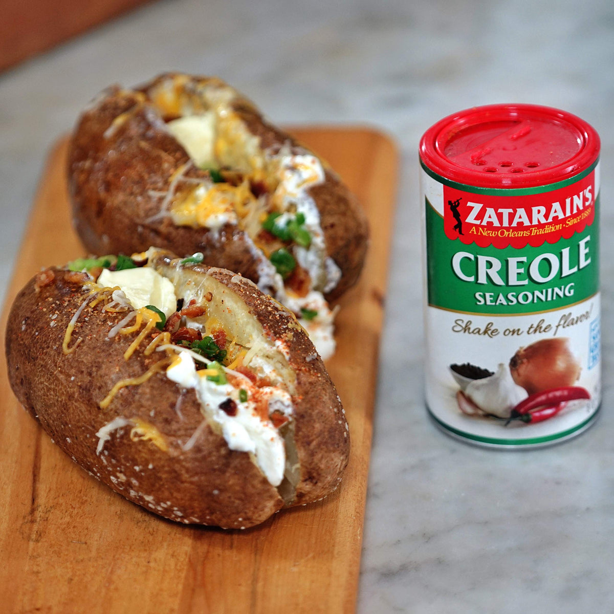 Zatarains Creole Seasoning - 8 oz. can by Zatarain's – 8 Ounce (Pack of 12), Pack of 12, Model 12101