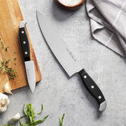 Statement Razor-Sharp 2-pc Chef Knife Set by HENCKELS – 2-pc, Stainless Steel, Black/Stainless Steel, Pack of 2, Model 13551-000