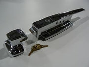 Component Hardware Polished CP HD Walk-in Cooler Latch Lock