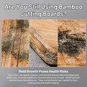 Hilmon Double Sided Cutting Board, Titanium and Ebony, 15 x 10 Inches