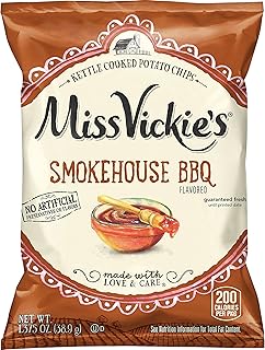 Miss Vickie's Flavored Potato Chips, Smokehouse BBQ, 28 Count