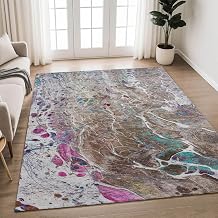 Addison Rugs Chantille ACN2730 Brown 5' x 7'6" Indoor/Outdoor, Machine Washable, Easy Clean, Non Shedding, Bedroom, Living Room, Dining Room, Kitchen, Patio Rug