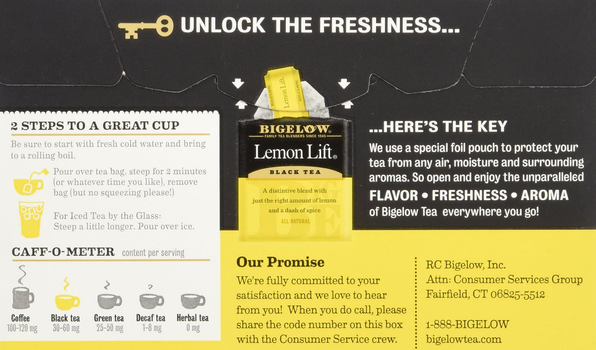 Bigelow Tea Lemon / 20 Count (Pack of 3) / 1 Herbal