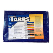 6ft x 12ft Blue Tarp by HARPSTER TARPS – 6'x12', High Density Polyethylene (HDPE), Blue, Model B6x12