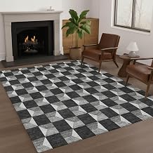 Addison Rugs Chantille ACN2680 Black 2'6" x 3'10" Indoor/Outdoor, Machine Washable, Easy Clean, Non Shedding, Bedroom, Living Room, Dining Room, Kitchen, Patio Rug
