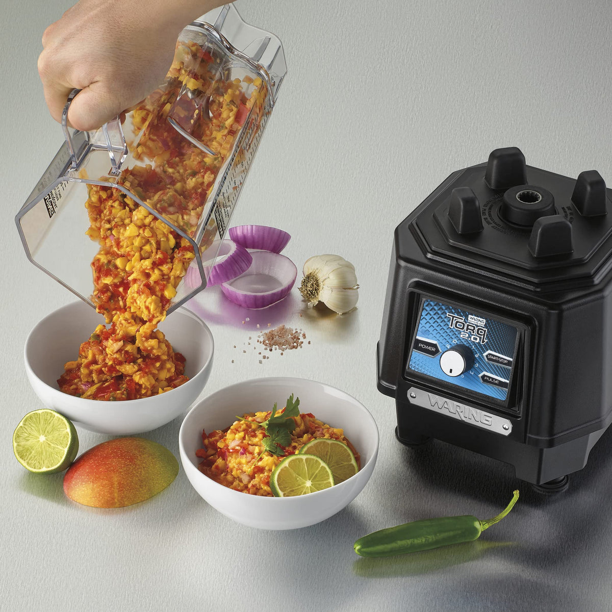Waring Variable Speed Control Dial 1,000 to 17,000 RPM / 48 Ounce Copolyester Container Jar / 48 Ounce Cont Countertop Blenders