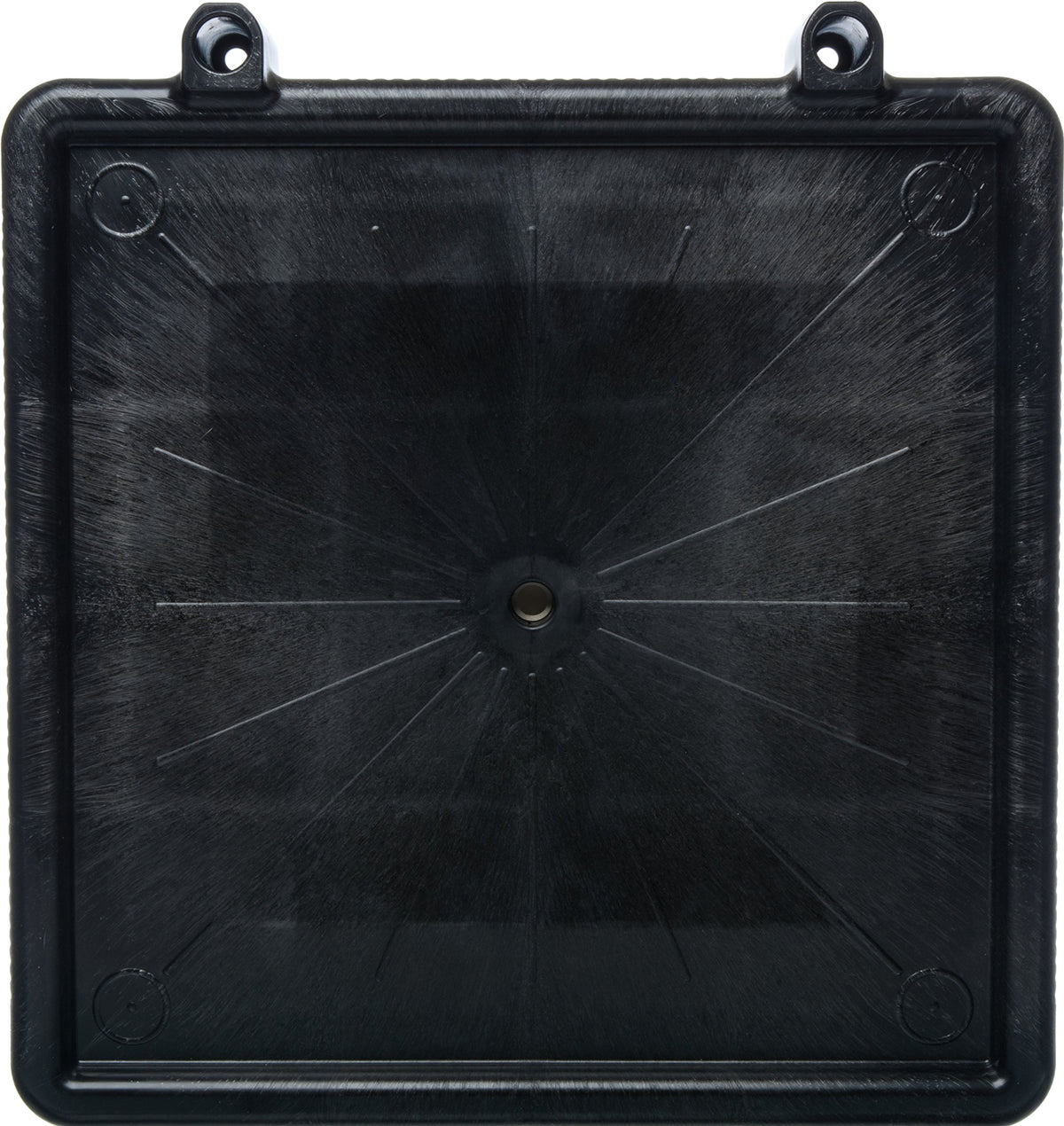 Carlisle FoodService Products E-Z Glide Warewashing Rack Dolly Dishwashing Rack Dolly with Drain for Kitchen and Restaurants – Plastic, 22.5 X 22.5 X 8 Inches, Black