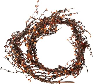 CWI Primitive Mix Garland - 40 Inch - Artificial Garland for Mantle, Arch, Table, and Entryway