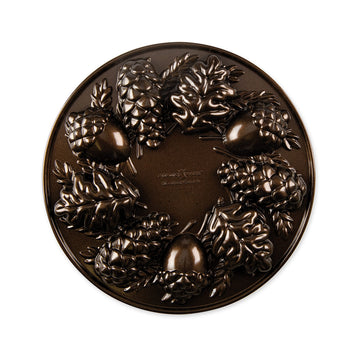 Woodland Cakelet by Nordic Ware – 2.25 Cup Capacity, 2.25 cups, Aluminum, Bronze, Model 94148