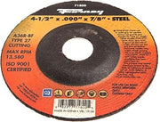 Forney 71800 4-1/2-Inch by 0.090-Inch A36R-BF Type 27 Cut Off Wheel with 7/8-Inch Arbor