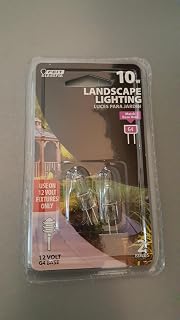 Feit Electric BPLVQ10T3/2 10-Watt Halogen G4 Bulb