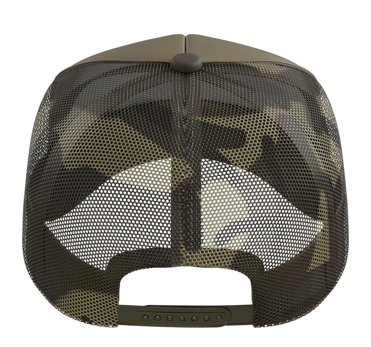 Federal Trucker Hat with Adjustable Mesh Back by Federal Apparel – Polyester, Camo Green