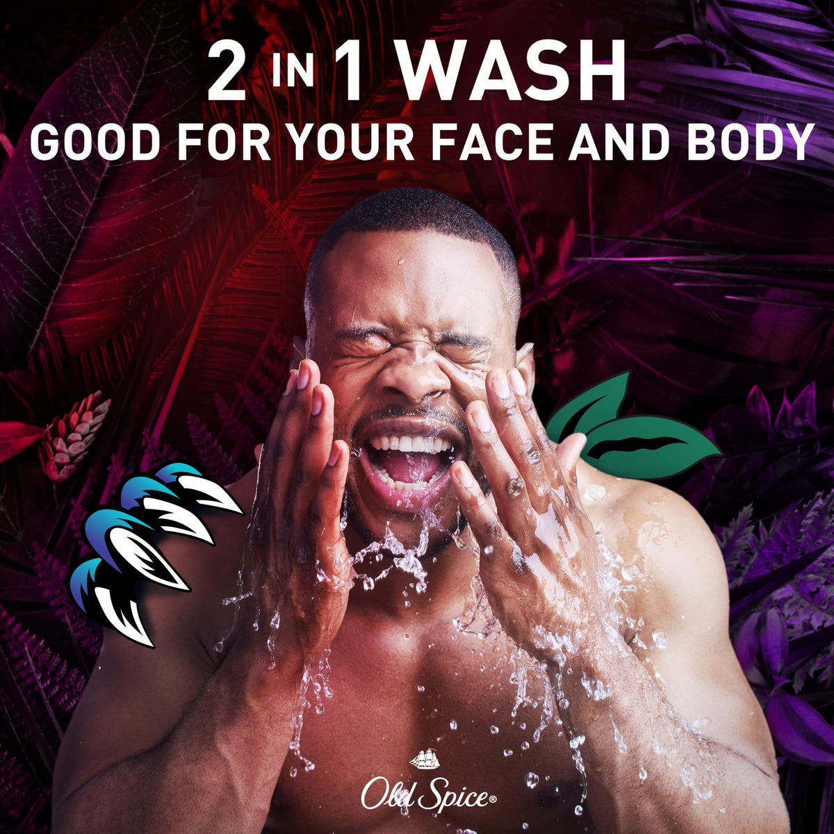 Cleansing Body Wash for Men by Old Spice – 33.4 Fl Oz (Pack of 1), Red, Model 20144687