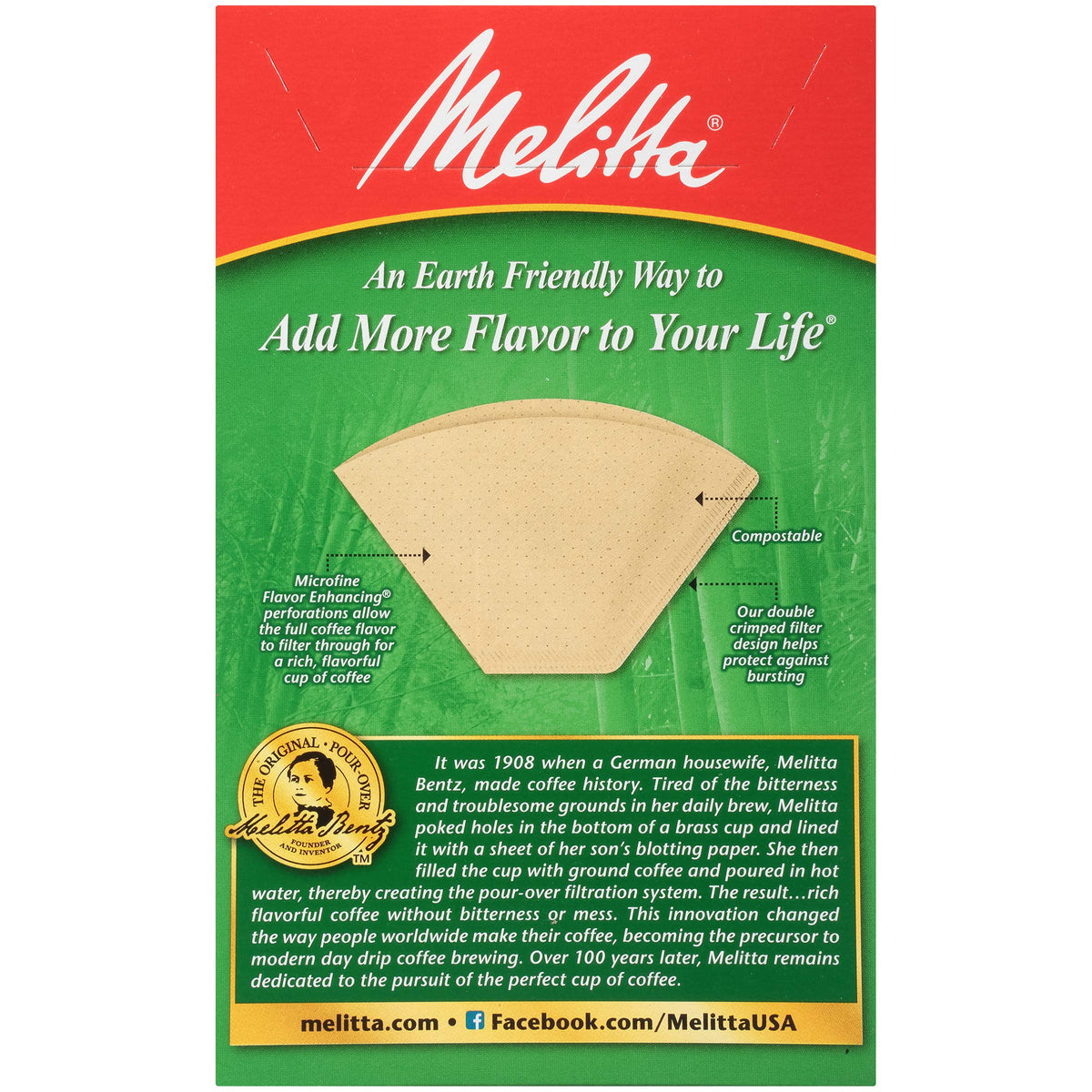 #2 Cone Coffee Filters by Melitta – 80 Count (Pack of 1), Paper, Model 0055437631174