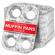 Stock Your Home 1 / 1 Count / Silver Muffin & Cupcake Pans