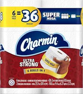 Charmin Ultra Strong Bathroom Tissue - 6 Jumbo Rolls