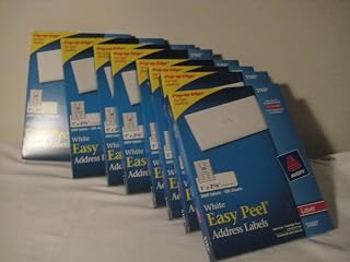 Avery Easy Peel Laser Address Labels, 1 x 2-5/8, White, 3000 per-box; 24,000 Lables (8 pack)