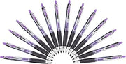 Uni-Ball Signo 207 Retractable Gel Ink Rollerball Pens, Medium Point 0.7mm (12-Pack Plus 2, Purple Ink)