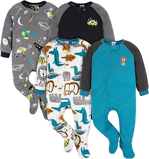 Gerber Baby Boys’ 2-Pack Sleep ‘N Play Pajamas