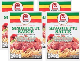 Lawry's Extra Thick & Rich Spaghetti Mix, 1.42 oz (Pack of 4)