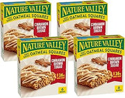 Nature Valley Soft-Baked Oatmeal Squares, Cinnamon Brown Sugar, 7.44 OZ, 6 ct (Pack of 4)