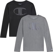 Champion Boys Athletic Crewneck Long Sleeve T-Shirt