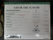TCS-60 Convection Steamer by Cuisinart – 6 Quart, White & clear, Model TCS60