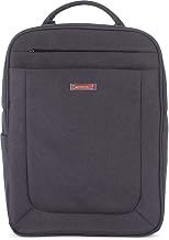 SWISS MOBILITY Cadence 2 Section Business Backpack, Fits Devices Up to 15.6", Polyester, 6 x 6 x 17, Charcoal