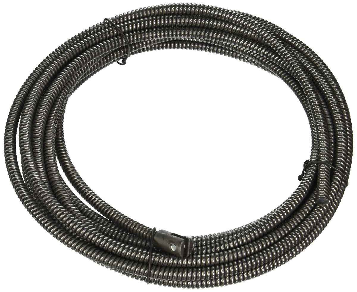 Spring 3-25HE2 Flexi Core Drain Cleaner Cable by General Wire – 3/8" X 25FT, Metal, Black, Model GID-214254