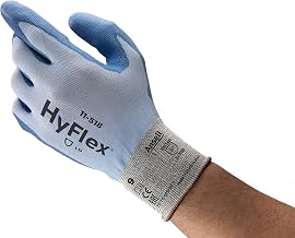 Ansell HyFlex 11-518 Ultra-Thin PU Work Gloves, Size M, 12 Pairs