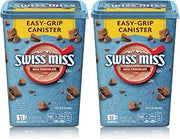 Swiss Miss Milk Chocolate Flavored Hot Cocoa Mix, 38.27 OZ Square Canister (Pack of 2)